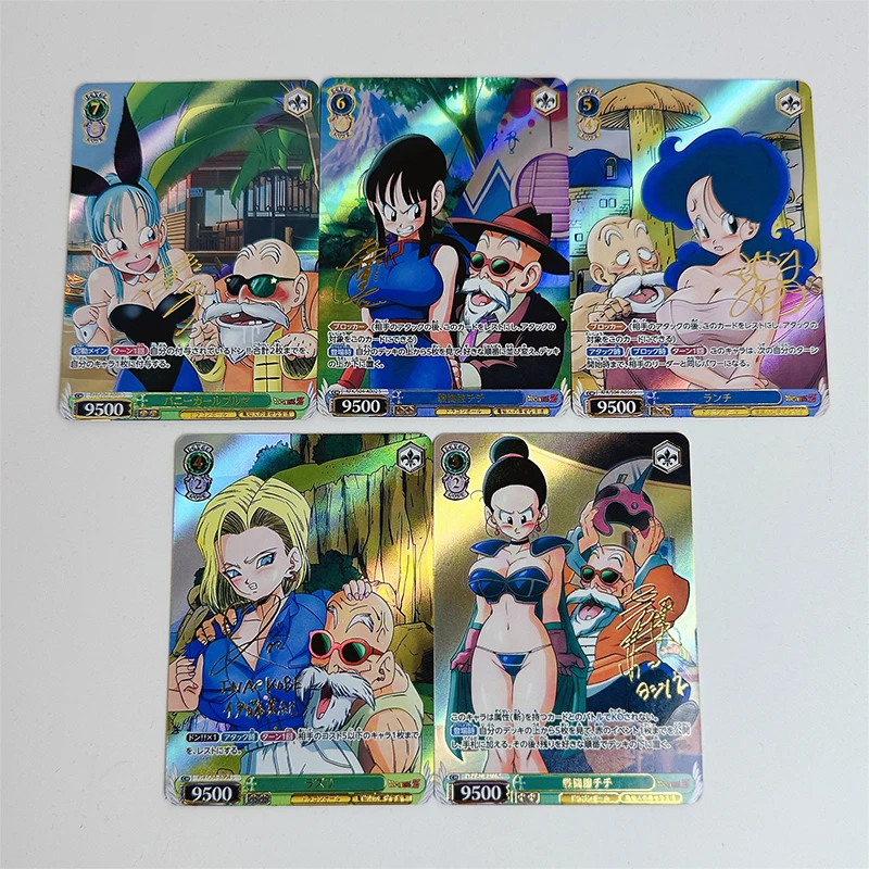Anime Dragon Ball DIY ACG Tabletop Battle Game Cards Bulma Chichi Son Goku Toys for boys Collectible Cards Birthday Present