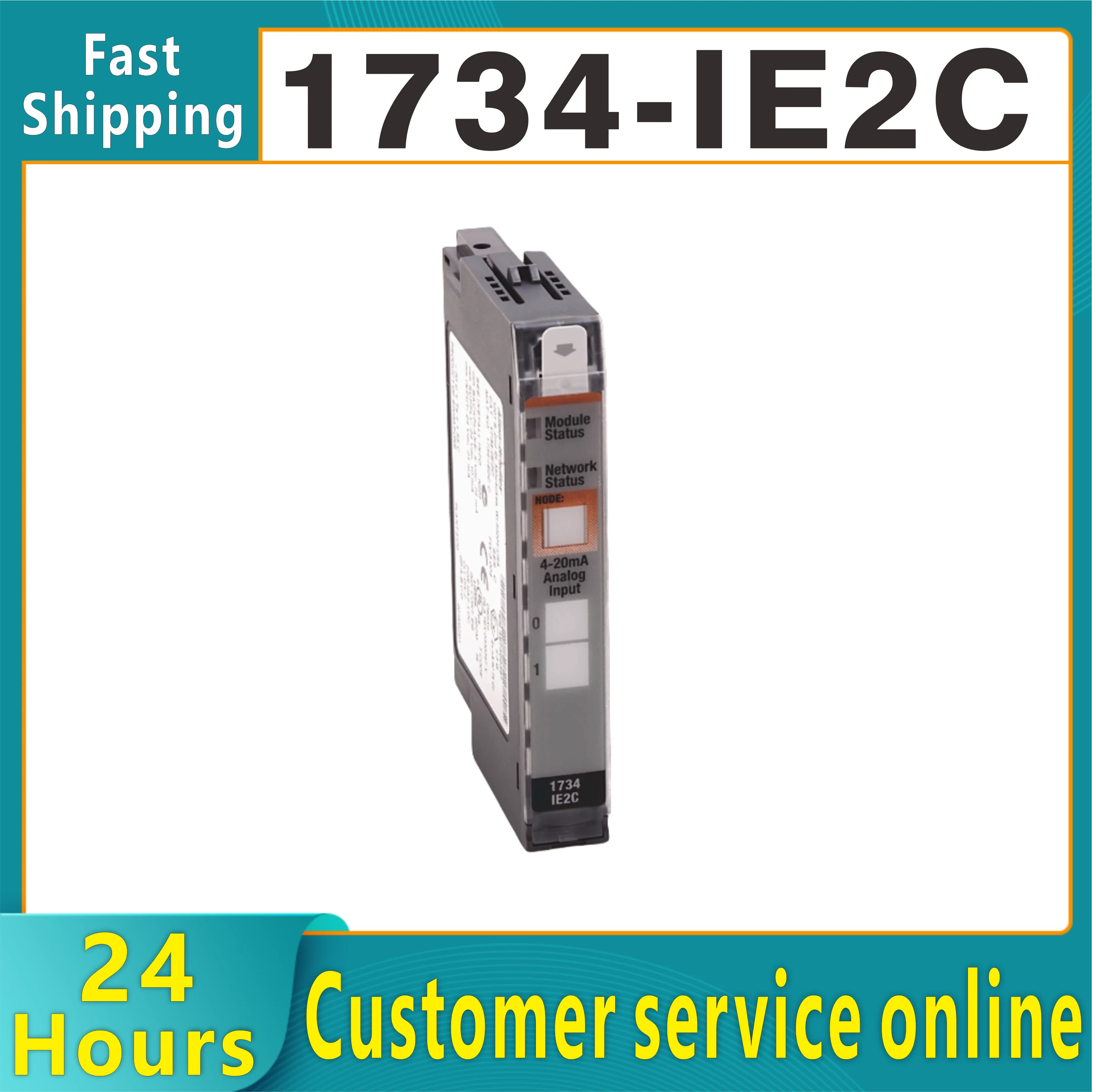 Original 1734-IE2C POINT I/O 2-channel analog current input module 24V DC 1734IE2C