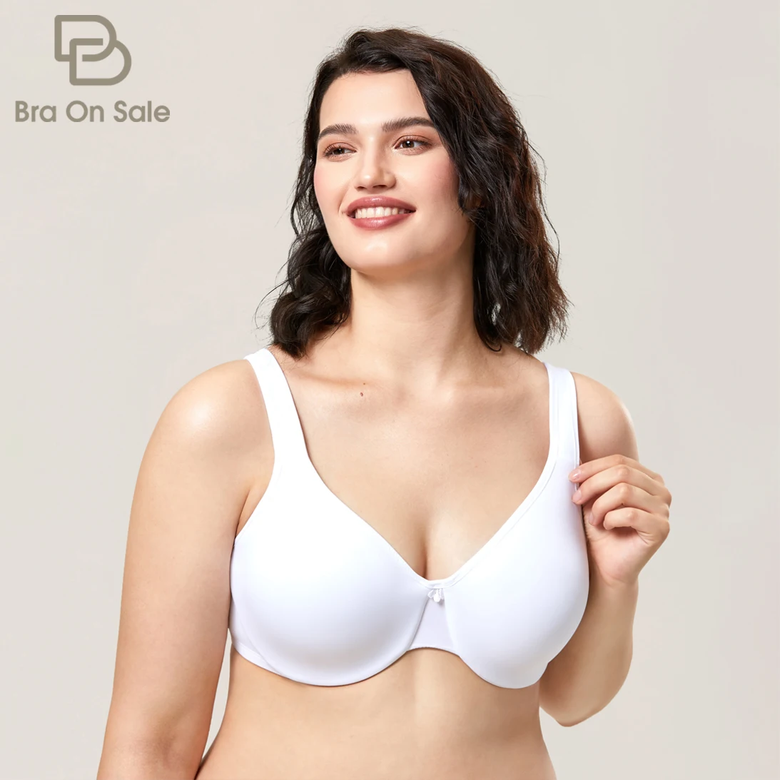 Soutien-gorge minimiseur sans couture grande taille sans armatures