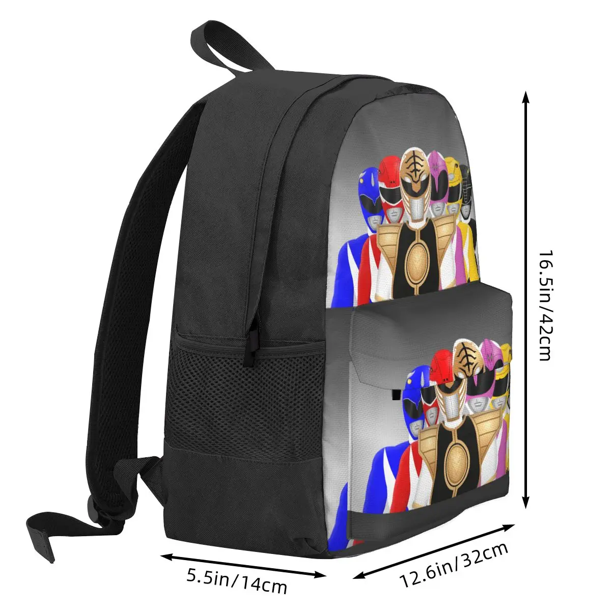 Mighty MorDave Power Ranger Sacs à dos pour garçons et filles, cartable pour étudiants, sacs d'école, sac à dos de dessin animé pour enfants, sac à dos de voyage, sac initié