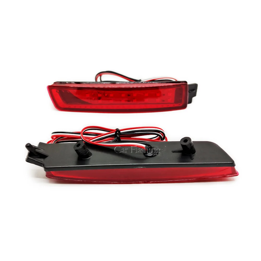 2Pcs LED For Nissan Sentra Sylphy 2012 2013 2014 2015 2016 2017 2018 2019 Car LED Rear Fog Lamp Brake Light Rear Bumper Lamp