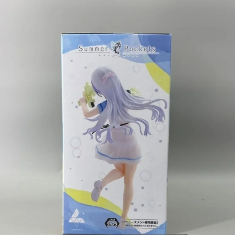ฟิกเกอร์อนิเมะ SEGA Luminasta Summer Pockets นารุเสะ ชิโรฮะ โซราคาโดะ อาโอ ของเล่นสะสมน่ารัก ของขวัญ