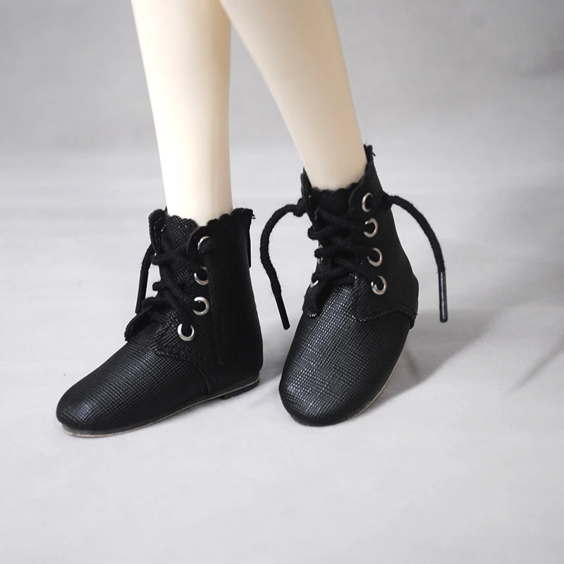 Handmade Bjd Doll Shoes Fashion Ankle Boot Leather Shoes For 7cm Foot Girl Male Dolls 1/3 Joint Doll Accessories