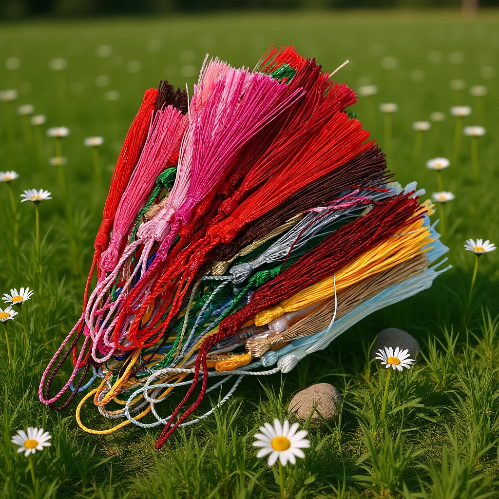 

50Pcs Chinese Knot Tassels Colorful Silk Tassel for DIY Jewelry Making Keychain Bookmark Decoration Handbag Tags
