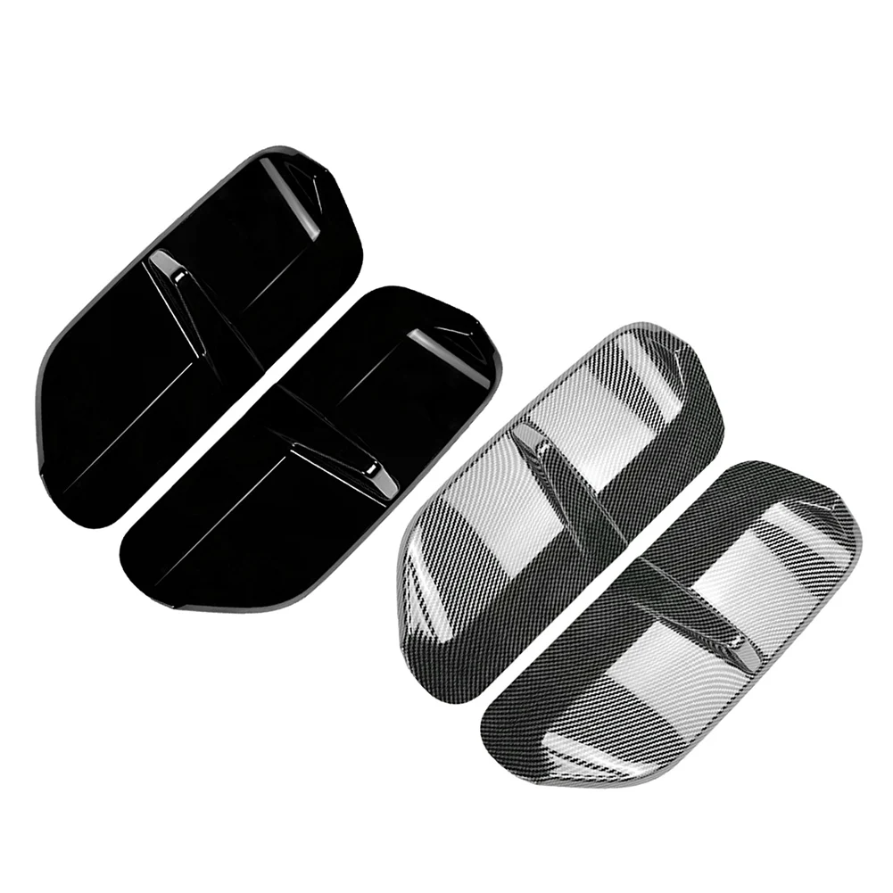 2PCS ABS Auto Rear Bumper Spoiler Lip Splitter Trim Protector For BMW X1 U11 U12 IX1 M Sport 2023-2024
