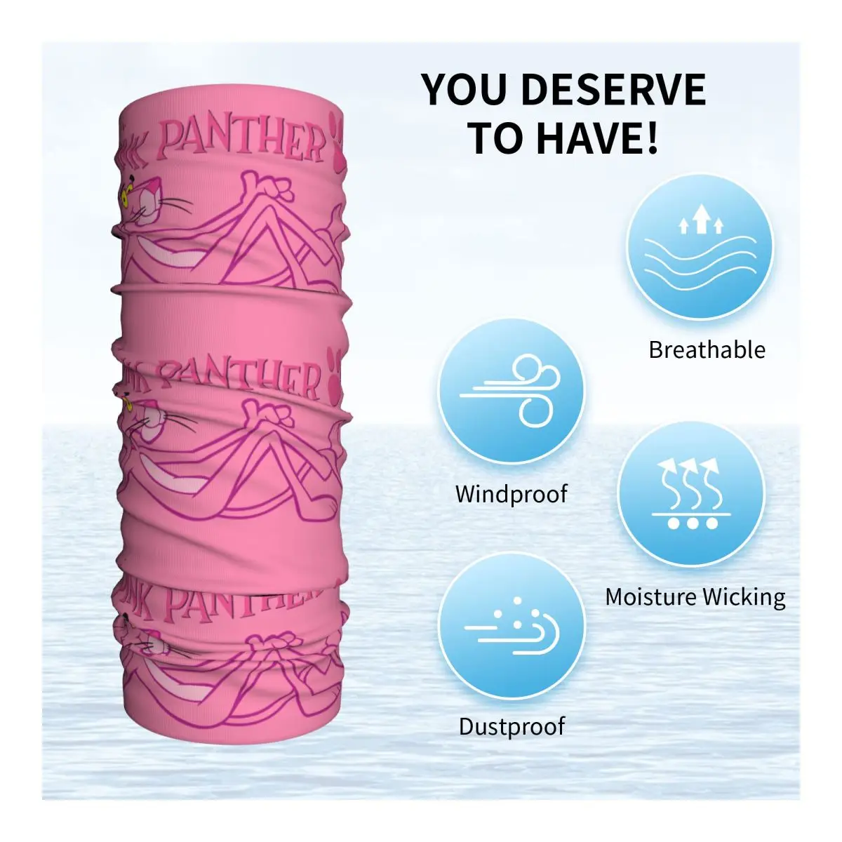 مخصص الوردي ليوبارد باندانا الشتاء الرقبة أدفأ المرأة يندبروف التفاف الوجه وشاح للمشي الكرتون الجراب عقال