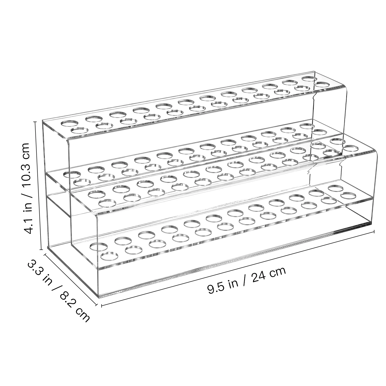 Imagem -06 - Dobrável Lápis de Plástico Titulares Multi-titulares Lápis e Canetas Armazenamento Rack Crayon Desk Shelf Escritório