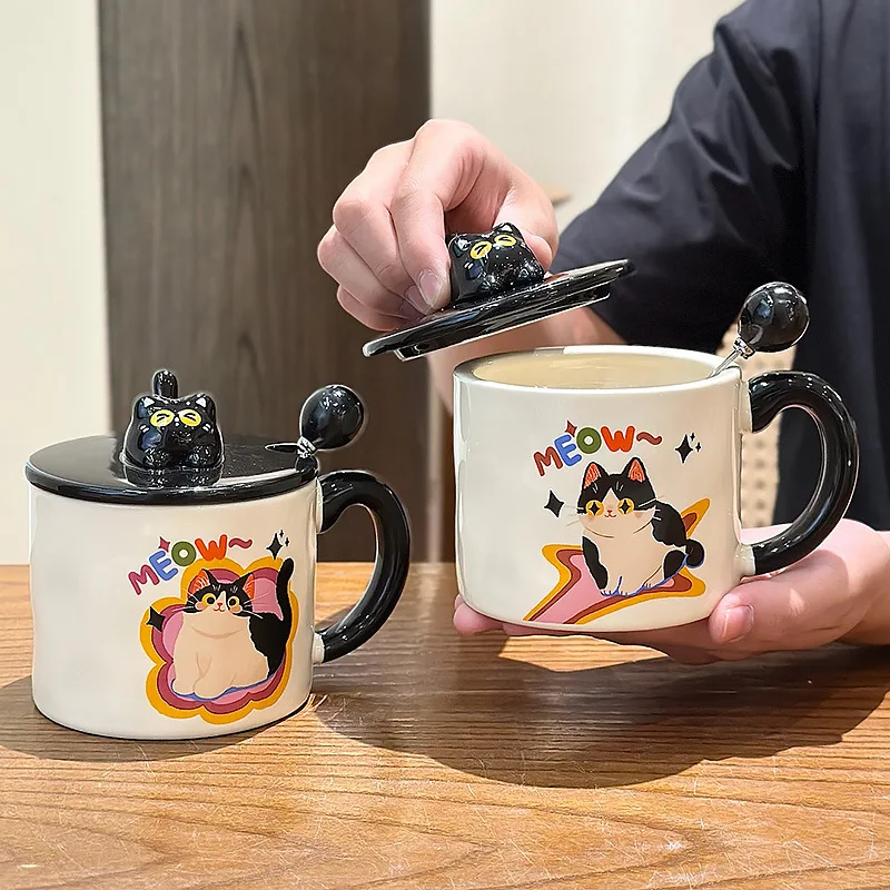 Cute Cat Mug Funny Coffee Cups Original Mugs Ceramic Coffee Cup Cup for Tea Drinkware Personalized Gift Christmas Beer Travel