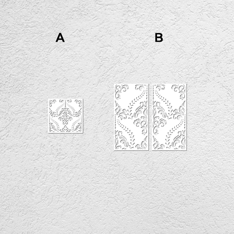 30cm - 70cm Stencil Wall For Painting Decor Plaster Decorative Decors Template Rococo Baroque Retro Luxury Vintage S004