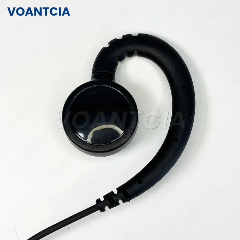 C Shape Ear Hook Earpiece Earphone Headset Speaker PTT Mic For Airbus EADS THR880 THR880i