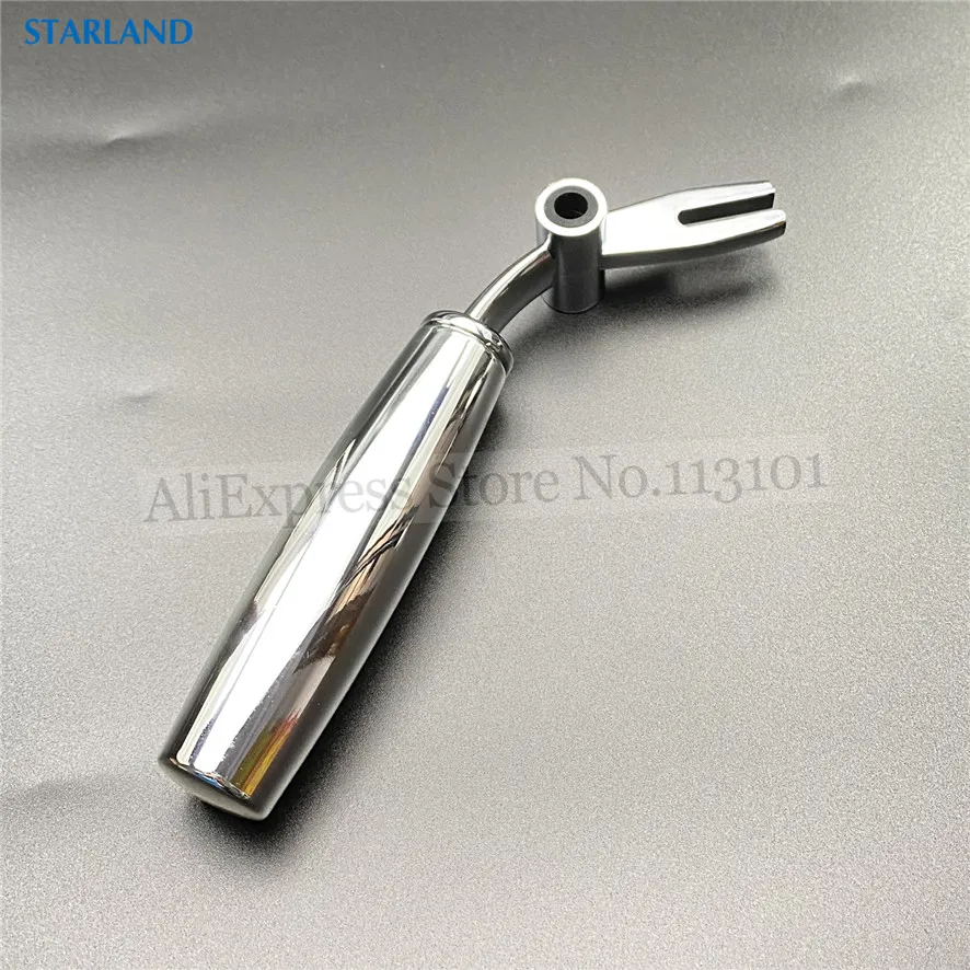 1 مقبض معدني جديد قطع الغيار مقبض كرنك فضي اللون المناسب ملحق لاستبدال آلات الآيس كريم الناعمة ZM