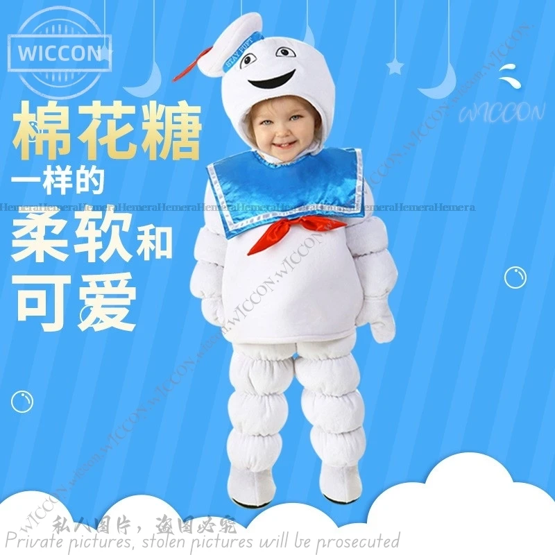 Christmas Kids Marshmallow Baby Kawaii Little Monster Easter Party Character Cotton Candy Halloween Party Masquerade Christmas