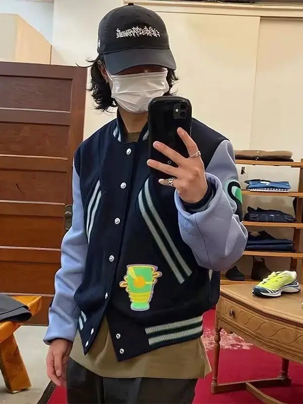 

Мужская бейсбольная майка Cleanfit American Sle Original ort Blue Sve High Street, свободная посадка из полиэфирного волокна, искусственная кожа