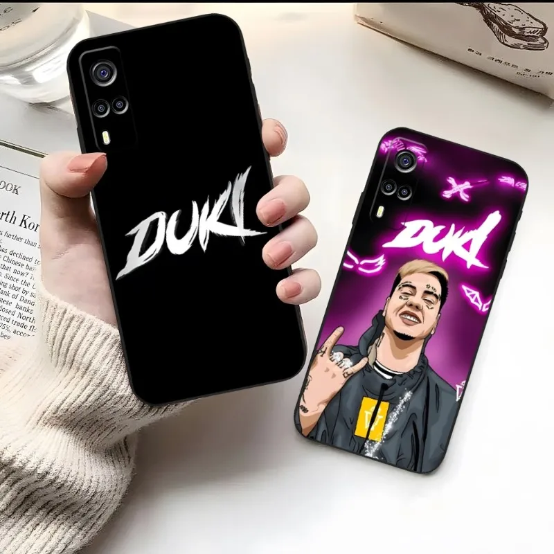 Duki Rapper Phone Case For VIVO Y31 IQOO U5 U5x 9 V21e Y31s V23 Y73 Y33s Y21 Y76 Y15s T1 X60 X70 X80 Pro Plus Cover