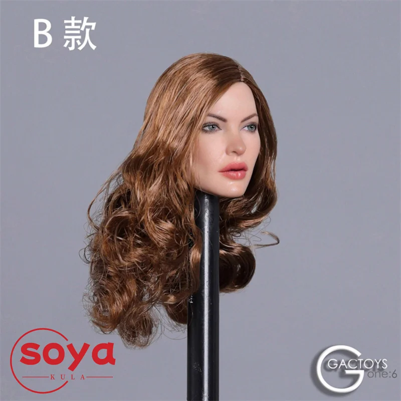 GACTOYS GC031 Modello di Scultura Testa di Bellezza Europea e Americana in Scala 1/6, Compatibile con Corpo Action Figure Femminile da 12 Pollici