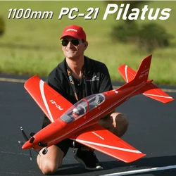 FMS 1100MM 1.1M PC-21 PC21 Pilatus RC Airplane Trainer PNP with Retracts 4S 6CH EPO Model Hobby Plane Aircraft Avion