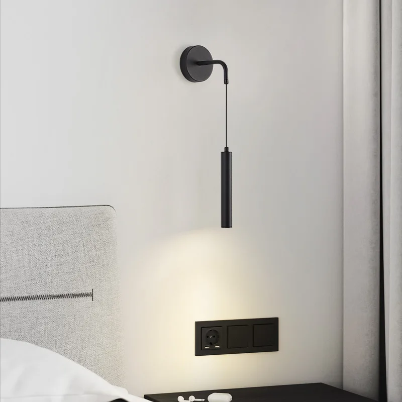 

Modern LED Wall Lamp with Simple Design - Spotlight Wall Sconces for Bedroom, Living Room, Bedside Indoor Lighting & Decor