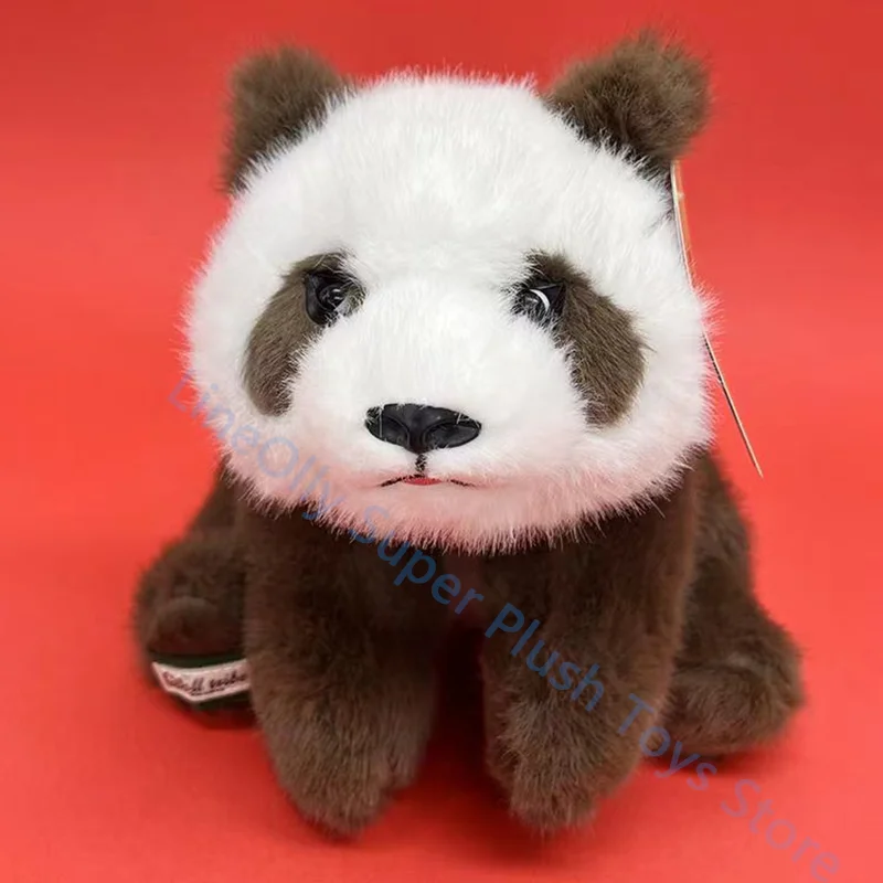 Kawaii Soft Lying Lifelike Giant Panda QiZai Bear HuaHua Plush Toy Stuffed Cute Animal Doll Baby Comfort Pillow Decor Kids Gifts