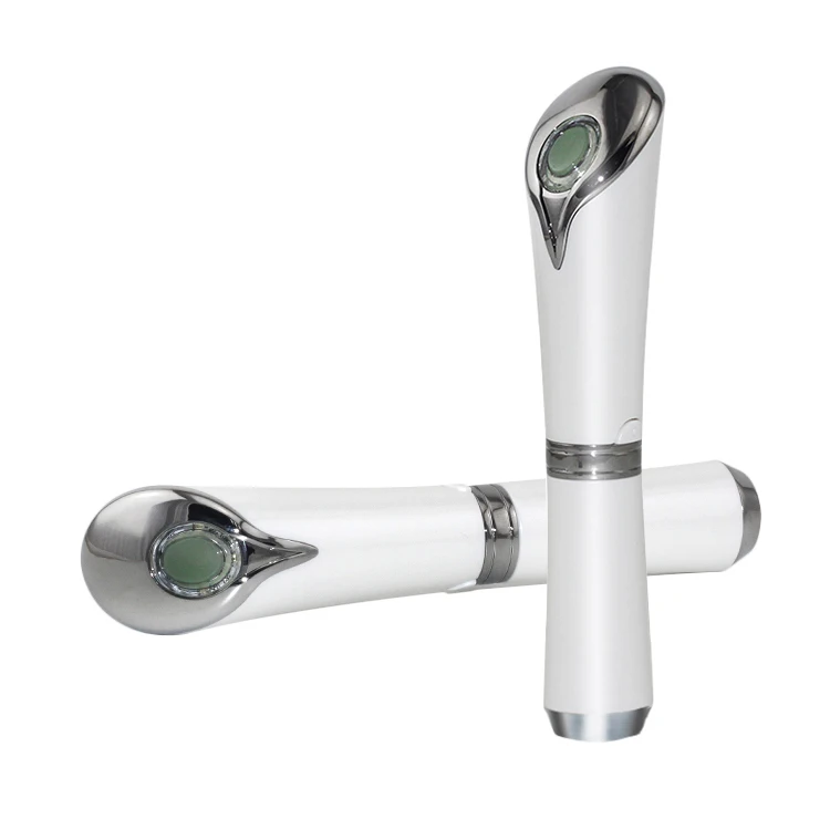 Draagbare Huidverzorging Wand Warme Massage Rimpel Verwijderen Anti Leeftijd Blauw Rood Led Lichttherapie Apparaat Jade Eye Wand