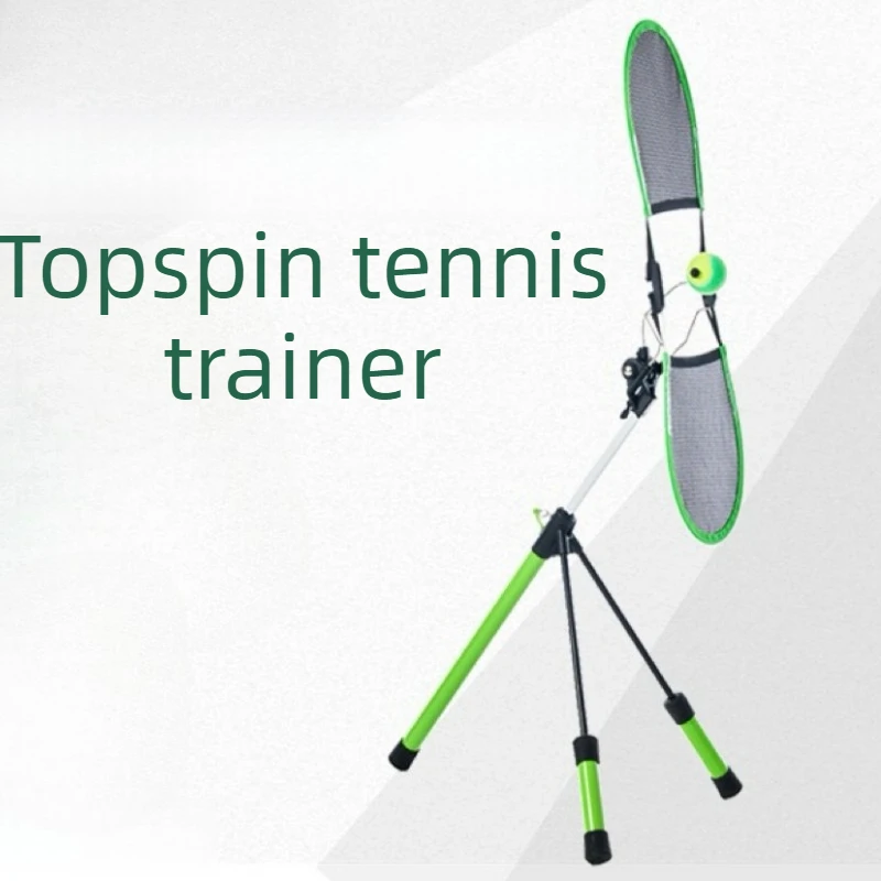 

Adjustable Tennis Topspin Swing Trainer Practice Tennis Swings Trainer Lightweight Ball Training Device Portable Racquet Sports