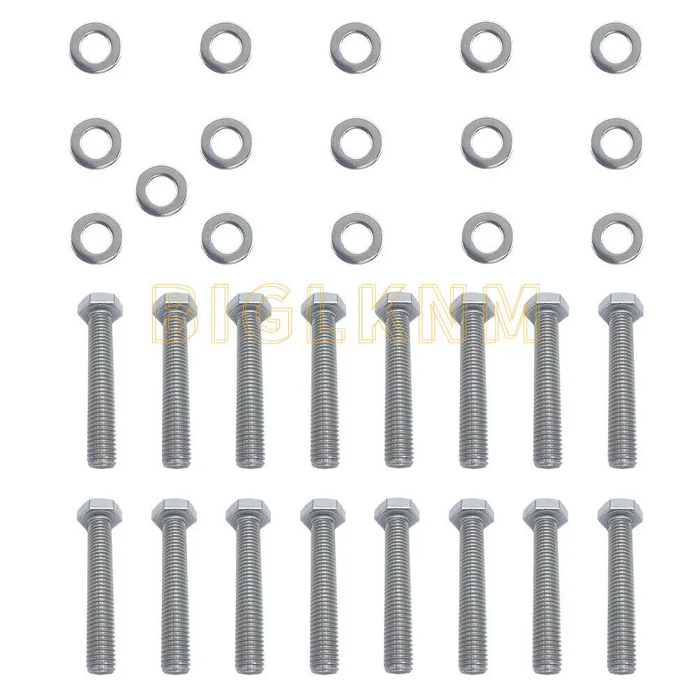 

16pcs Exhaust Manifold Stainless Steel Bolts for Ford F250 F350 7.3L Powerstrok