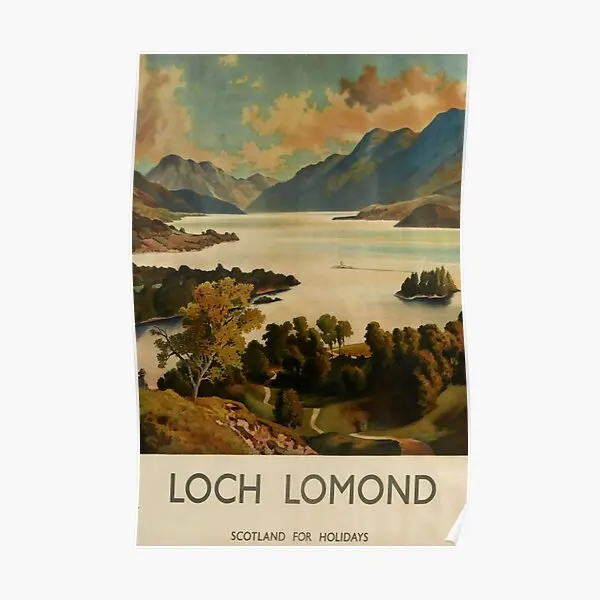 Retro Classic Loch Lomond Poster  Poster Picture Print Art Decoration Painting Funny Decor Wall Mural Home Vintage Room No Frame