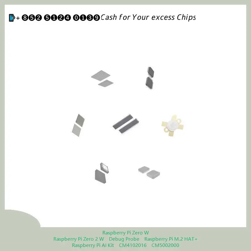chip chip Integrated circuit chip MCU chip Raspberry Pi Zero W Raspberry Pi Zero 2 W Debug Probe Raspberry Pi M.2 HAT+