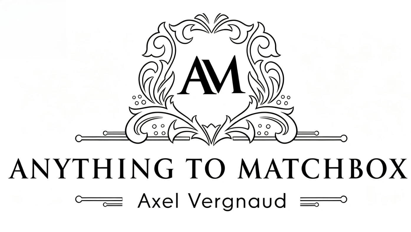 Anything To Matchbox By Axel Vergnaud Close-Up & Street Magic Trick Instant Transformation Magia Props Mentalism Gimmicks