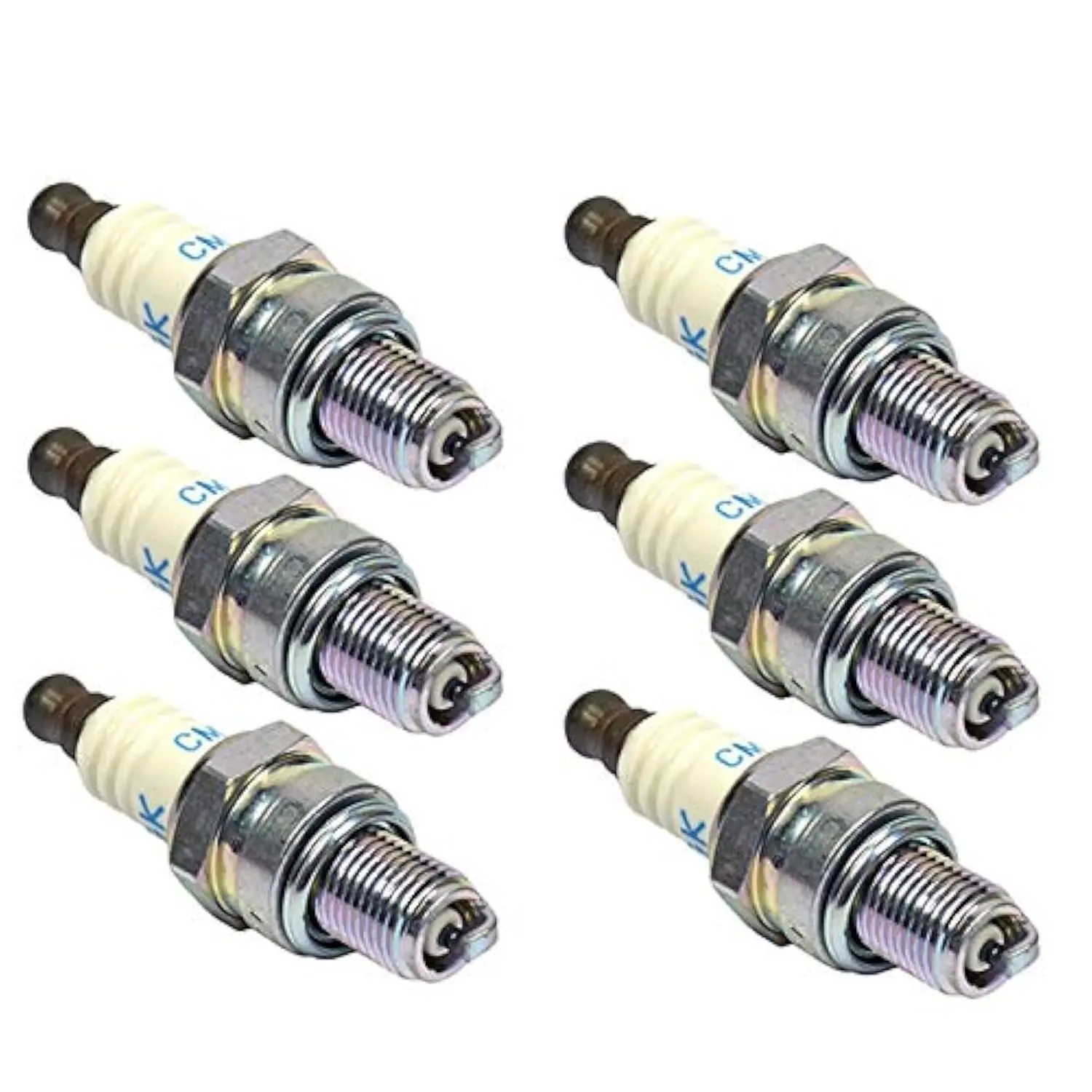 

Six Units Standard Engine Spark Plugs Model CMR7H For Replacement