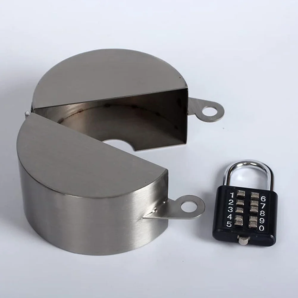 1 مجموعة في الهواء الطلق صنبور قفل المضادة للسرقة خرطوم حديقة غطاء للحماية دائم تأثير مقاومة تستخدم على نطاق واسع الأماكن المنزلية العامة #4