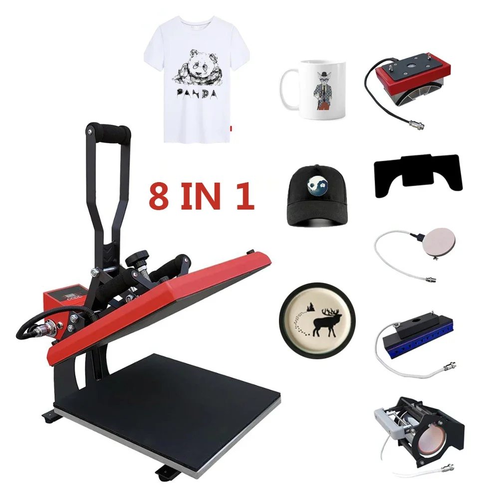 8 in 1 sublimation machine,combo heat press machine 8in1,heat press 8 in 1