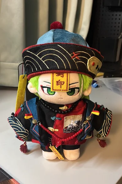 

Only Clothes Suit For 20cm Doll Halloween Costumes Zombie Of The Qing Dynasty Dress Up Doll Accessories Toys Birthday Gifts