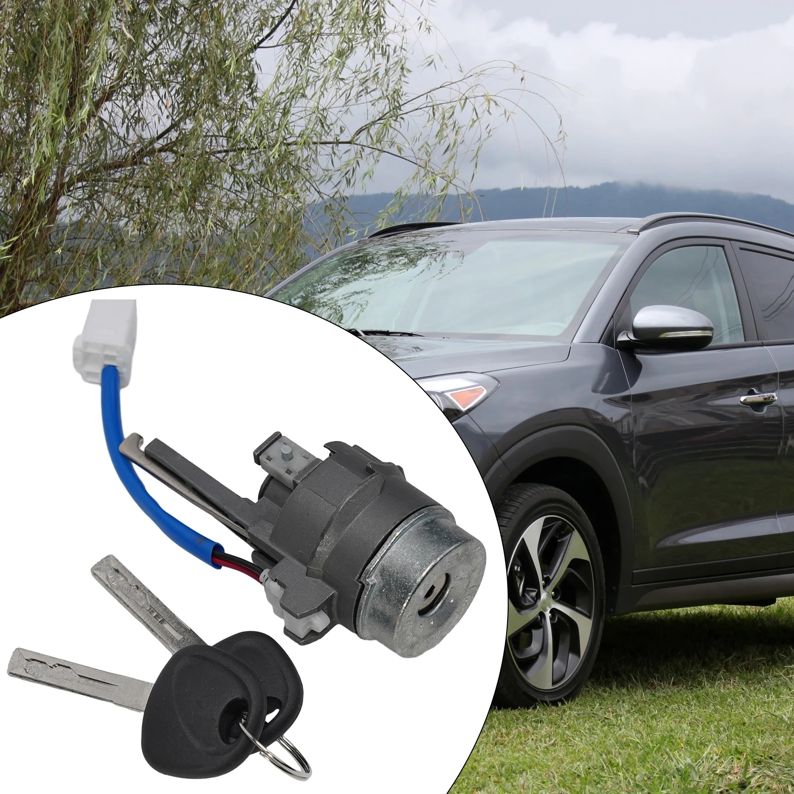 

Compatible Ignition Lock Cylinder for Hyundai Tucson from 2012 to 2015 Direct Replacement Option Part Number 819002SE00