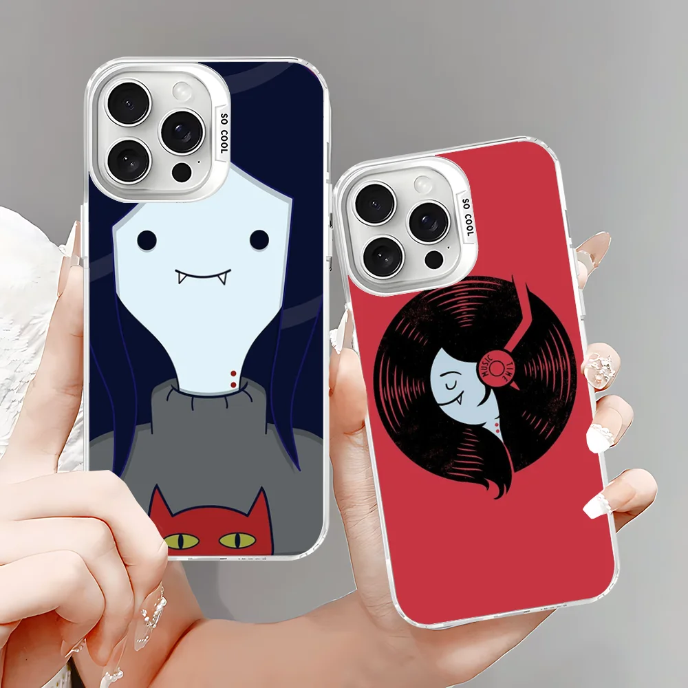 A-Adventure T-Time M-Marceline Phone Case For IPhone 16 15 14 13 12 11 Pro Max X XR XSMAX 8 7 Plus Matte Shockproof Back Cover