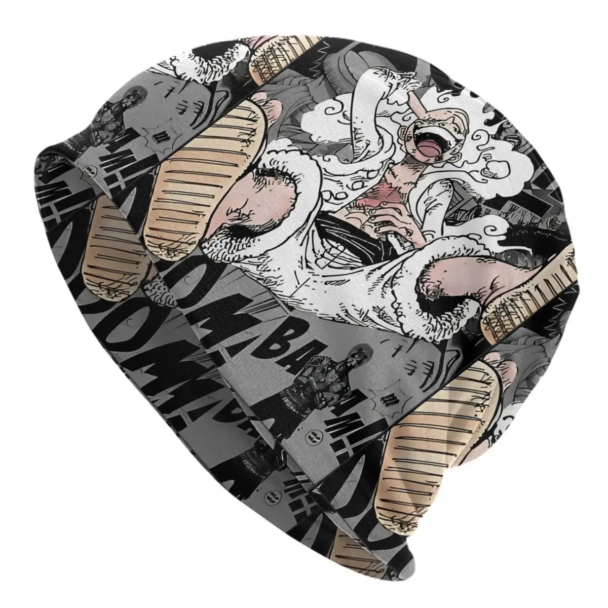 

Luffy Gear One Piece Chemo Beanie Unisex Winter Streetwear Skullies Caps Bonnet Knitted Hat