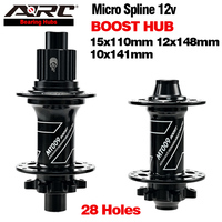 ARC MT009 6 Pawls, Boost Hub 15x110 12x148 10x141, MTB Bicycle Hub, 4 Sealed Bearing, HG Micro Spline Sram XD 8 9 10 11 12 Speed