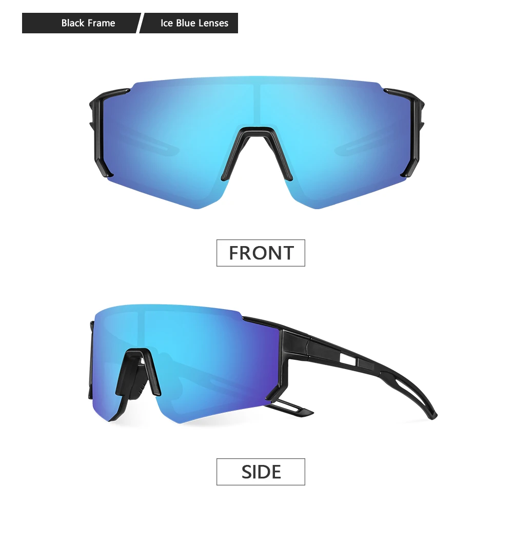 CRIXALIS 3Pcs Sport Sonnenbrille Für Männer Spiegel Für Laufen Fahrrad Radfahren Gläser Klettern Gläser Brillen Frauen Brille UV400 – Detail 10