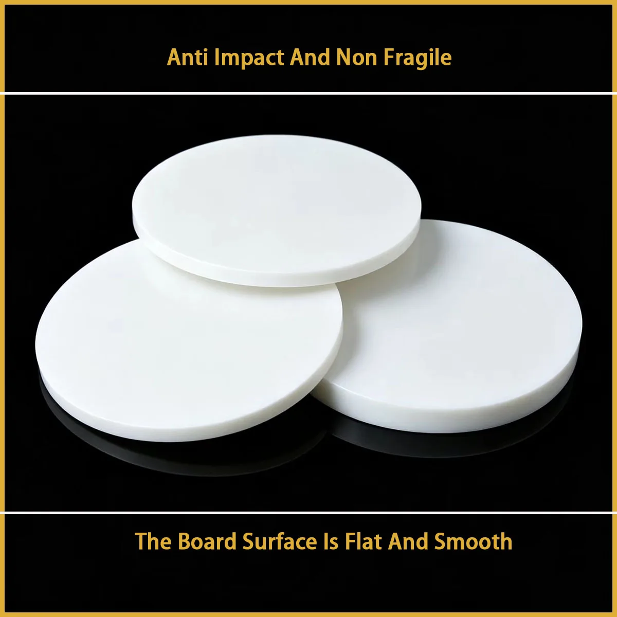 A White ABS Circular Plate with A Diameter of 20-300mm Is Used for Decorative Panels, Electrical Enclosures, Etc