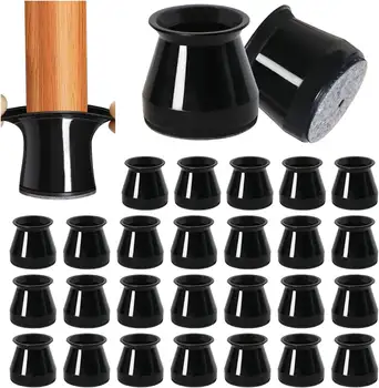 8/16/28 ks silikonové krytky nohou židle protiskluzové zabraňují poškrábání tichá ochrana dřevěné podlahy vodotěsná plstěná podložka na nohy nábytku 10 nejlepší prodej chrániče nohou barových židlí Home Depot - №6