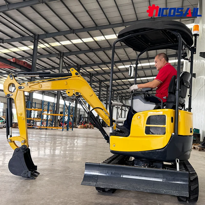 

1,8-тонный мини-гусеничный экскаватор с закрытой кабиной, строительная техника из Китая с основными компонентами, двигатель, небольшой экскаватор