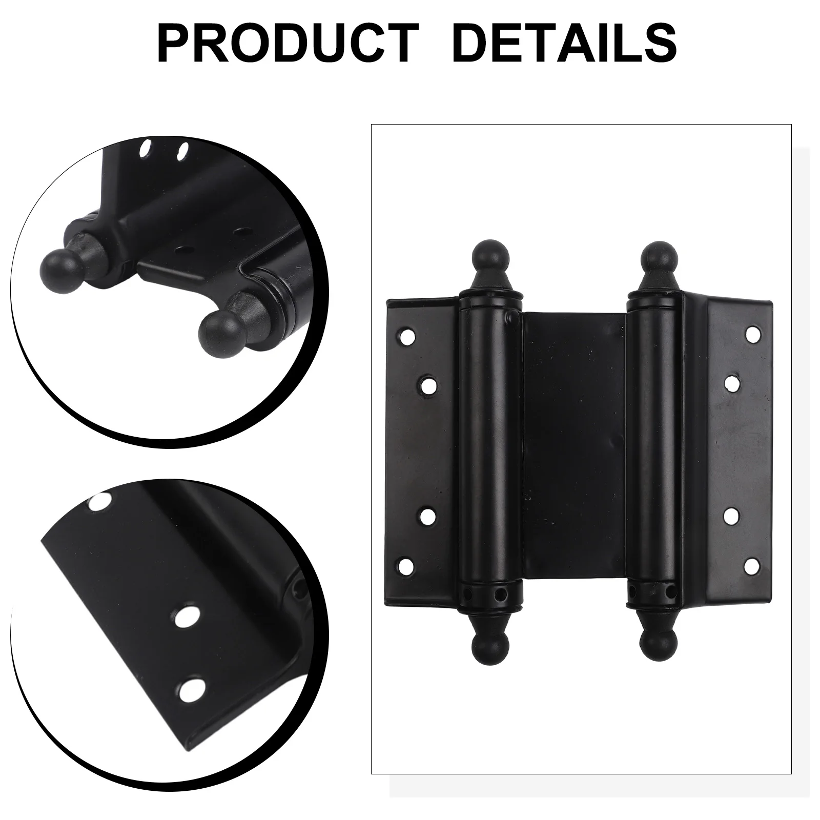 Commercial Entrances Double Action Hinges Enhanced Aesthetic Door Hardware Adjustable Tension Hands-free Closing