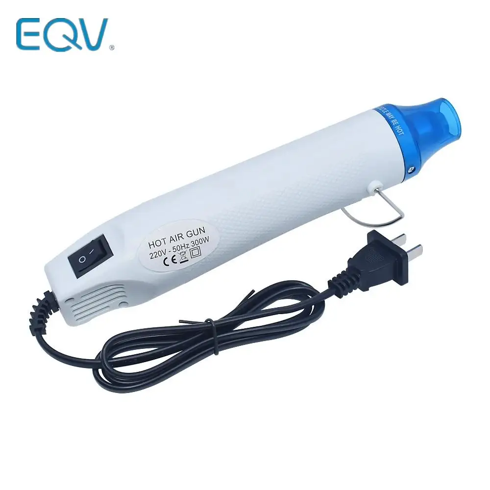 220V DIY Using Heat Gun Electric Power tool hot air 300W temperature Gun with supporting seat Shrink Plastic DIY tool color