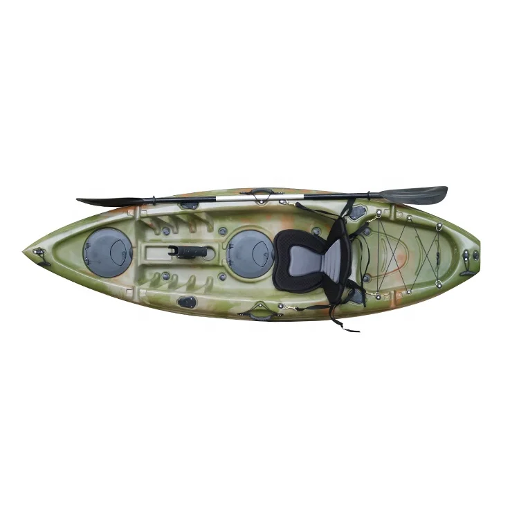 9ft Special Single Seat Paddle Kayak Hot Selling Sit-on-top Fishing Kayak Kano 1 Person Sit on Top Fishing Kayak 5pcs