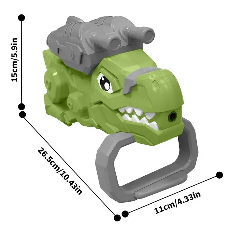 Zomerspuitspeelgoed voor buiten Realistisch dinosaurusvormig spuitspeelgoed Duurzaam en grappig waterspel voor zomerzwembadstrand