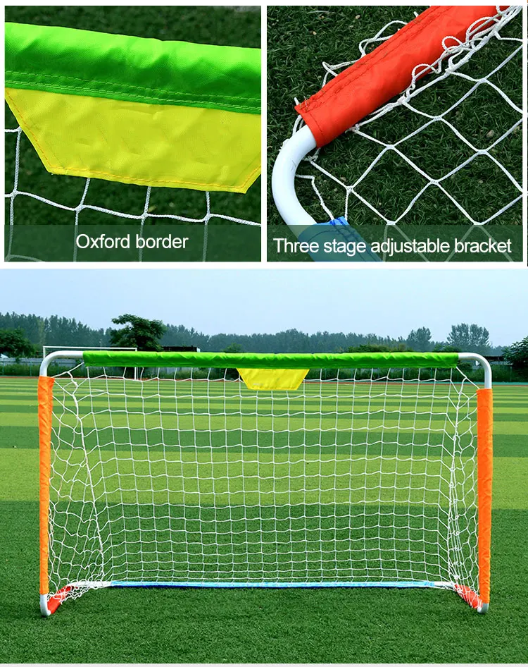 Obiettivi per l'allenamento del calcio Rete per rack pieghevole portatile portatile per bambini Allenamento per la famiglia Cancello da calcio per la scuola materna