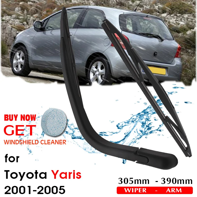 

BROSHOO Car Rear Wiper Blade Blades Back Windscreen Wiper Arm For Toyota Yaris Hatchback (2001-2005) 305mm Auto Styling