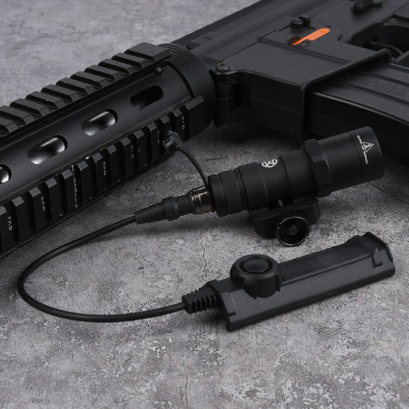 مفتاح التحكم عن بعد ذو الوظيفة المزدوجة بالضغط التكتيكي، قابس SF مناسب لمصباح SureFire M300، مصباح يدوي للسلاح M600، مؤقت ثابت، Airsoft #1