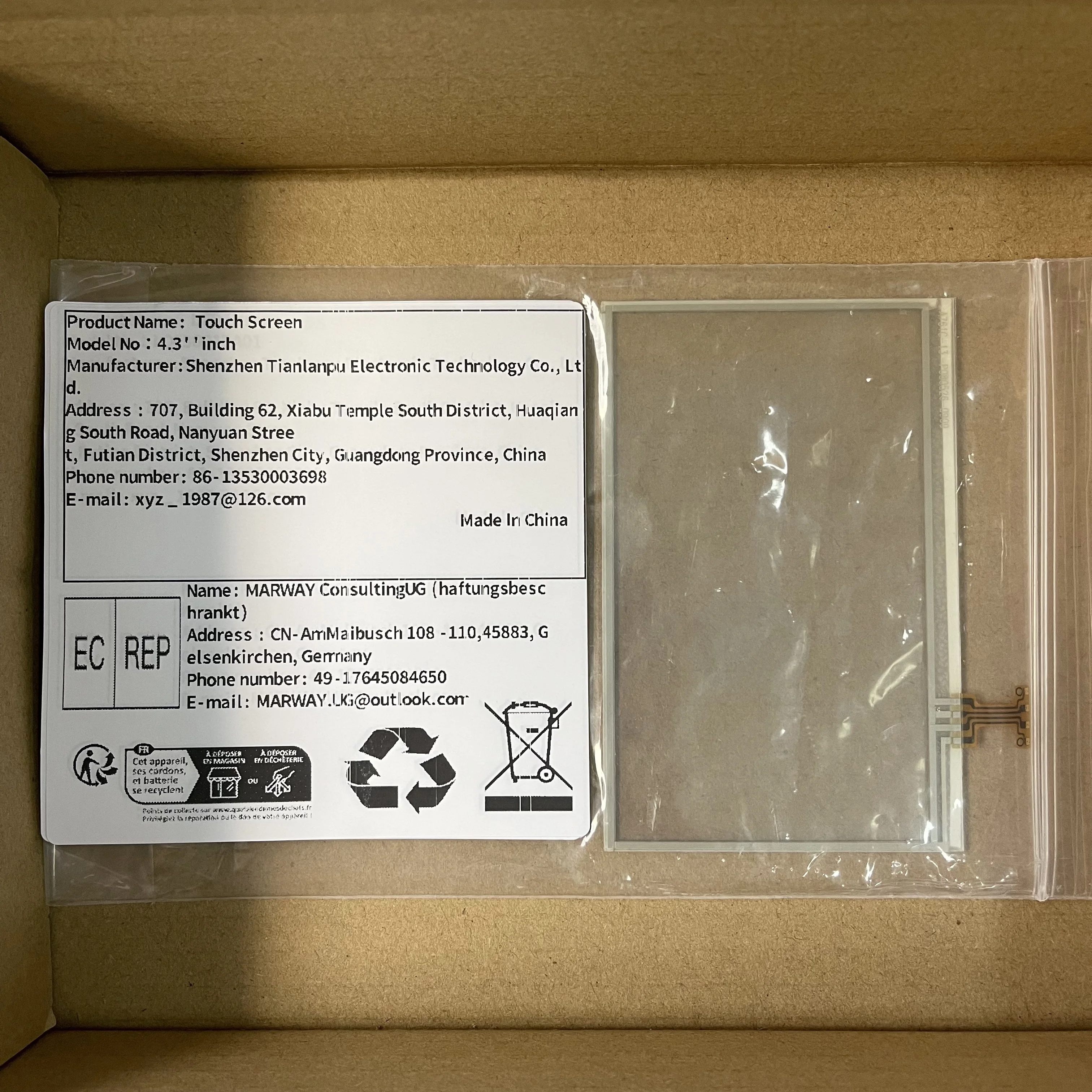 

4" inch Touch Screen For KEYENCE VT3-W4M VT3-W4T VT3-W4G HMI Resistance Handwritten Touch Panel Digitizer Screen Glass Repair