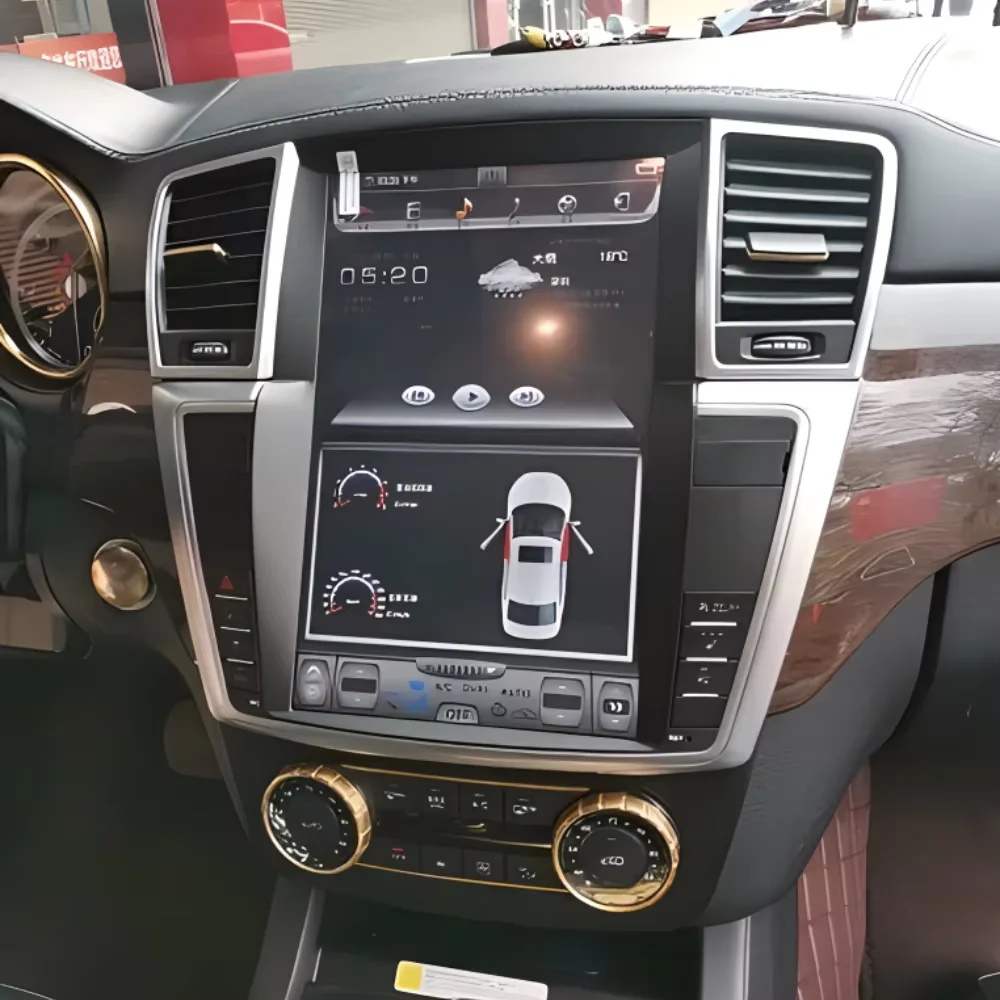 GZ Android13 شاشة لمرسيدس بنز ML W166 GL X166 ML300 ML350 ML400 ML550 GL350 GL400 راديو السيارة مشغل وسائط متعددة Carplay