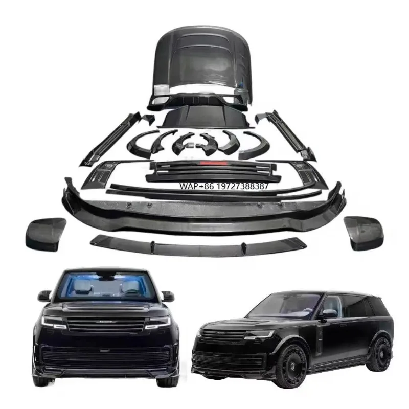 

Upgrade to MSY Style Body Kit for Range Rover Vogue Front Lip Wheel Eyebrow Sider Skirts Rear Diffuser Spoiler Bodykit